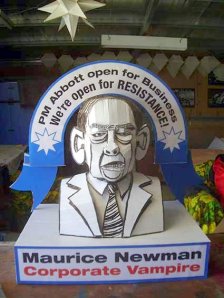 Effigy of Maurice Newman
